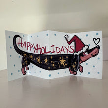 Load image into Gallery viewer, Printable Christmas Dog Card collection of 4 fun dog designs 🎄🐶