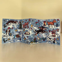 Load image into Gallery viewer, Printable Christmas Dog Card collection of 4 fun dog designs 🎄🐶