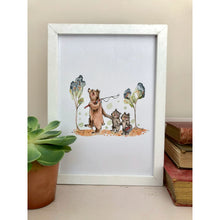 Load image into Gallery viewer, Bear Family Fishing