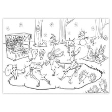 Load image into Gallery viewer, Woodland Animal Printable Colouring Page Bundle