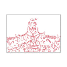 Load image into Gallery viewer, Christmas Dog Colouring Pages