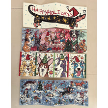 Load image into Gallery viewer, Printable Christmas Dog Card collection of 4 fun dog designs 🎄🐶

