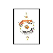 Load image into Gallery viewer, Fox and Badger
