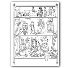 Load image into Gallery viewer, Witches Pantry and Witchy Cat
