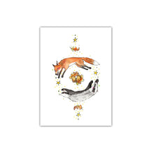 Load image into Gallery viewer, Fox and Badger
