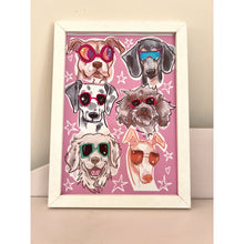 Load image into Gallery viewer, Dogs in Sunglasses Printable Wall Art
