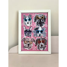 Load image into Gallery viewer, Dogs in Sunglasses Printable Wall Art
